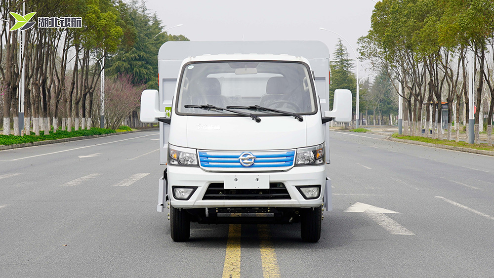 东风华神纯电动桶装垃圾运输车